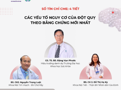 Các yếu tố nguy cơ của Đột quỵ theo bằng chứng mới nhất